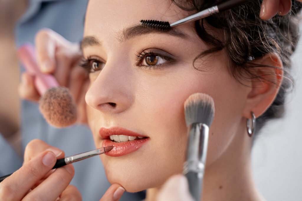 Professional makeup artist providing bridal and party makeup services at home in Dehradun